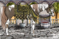 Horse Color:Chocolate Palomino Roan Splash Tobiano 