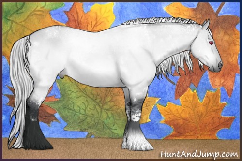 Horse Color:White Spotted Silver Brown Chinchilla Dun