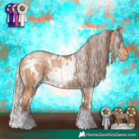 Horse Color:Grullo Pearl Tobiano  and White Spotted Silver Black Pearl 