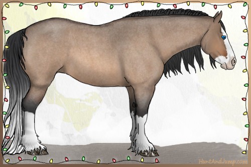 Horse Color:Bay Roan Dun Splash 