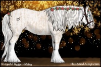 Horse Color:Cremello Splash  and Cremello Splash 
