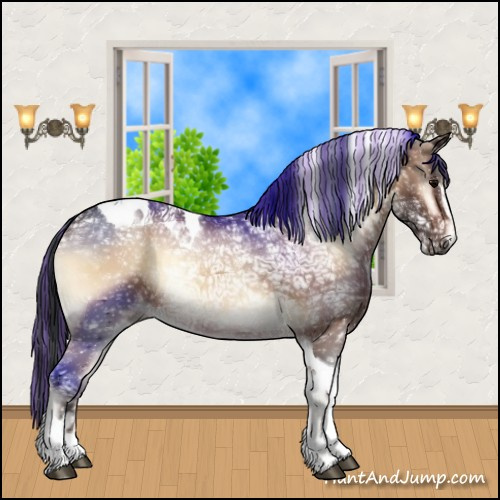 Horse Color:Painted Bay Ice Onyx Sabino Tobiano 