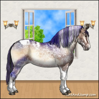Horse Color:Painted Bay Ice Onyx Sabino Tobiano