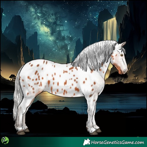 Horse Color:Silver Brown Appaloosa