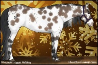 Horse Color:White Spotted Brown Dun