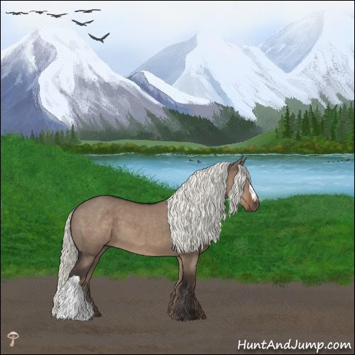 Horse Color:Liver Red Dun Mushroom