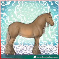 Horse Color:Chocolate Palomino Mushroom