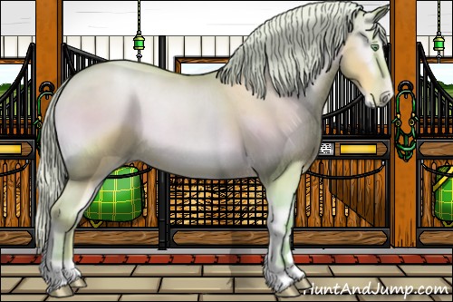 Horse Color:Watercolor Silver Buckskin Pearl Onyx 