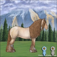 Horse Color:Bay Roan Pearl 
