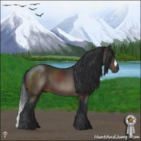 Horse Color:Brown Mushroom