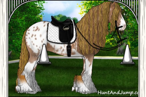 Horse Color:Painted Chestnut Sabino Varnish 