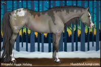 Horse Color:Grullo Sabino Varnish 