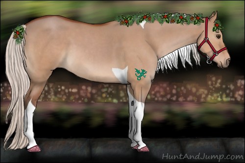 Horse Color:Silver Bay Dun Tobiano 