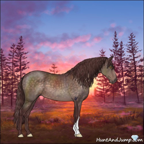 Horse Color:Platinum Chocolate Brown 