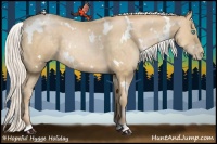Horse Color:White Spotted Silver Smoky Black Pearl 