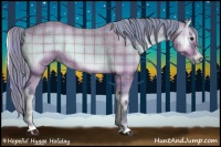 Horse Color:Watercolor Plaid  Bay Onyx 