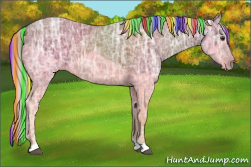 Horse Color:Painted Silver Bay Ice 