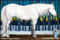 Horse Color:White Spotted Perlino Appaloosa 