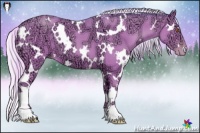 Horse Color:Watercolor White Spotted Silver Classic Champagne Ice