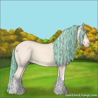 Horse Color:Painted Cremello 