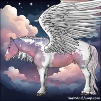 Horse Color:Watercolor Silver Black Tobiano Appaloosa 