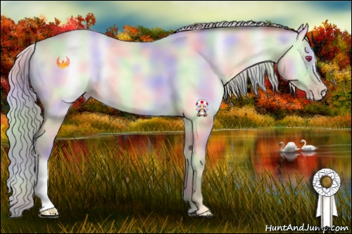 Horse Color:Nacre Silver Sable Champagne Chinchilla Onyx Mushroom 