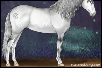 Horse Color:Silver Brown Chinchilla Onyx Mushroom 