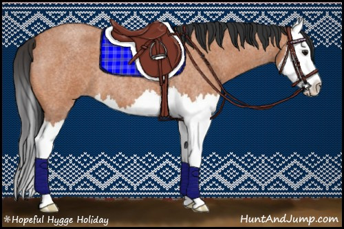 Horse Color:Bay Roan Splash 