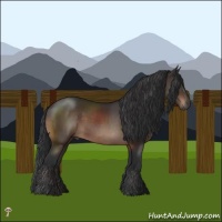 Horse Color:Brown Mushroom 
