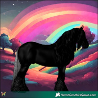 Horse Color:Void Watercolor White Spotted Silver Amber Champagne Dun Splash Appaloosa