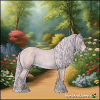 Horse Color:Watercolor Palomino Roan 