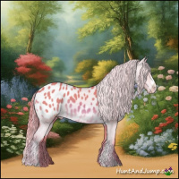 Horse Color:Watercolor Chestnut Appaloosa