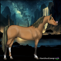 Horse Color:Gray Painted Bay Dun