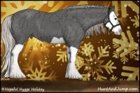 Horse Color:Silver Black Ice Splash