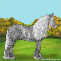 Horse Color:Gold Champagne Chinchilla Ice