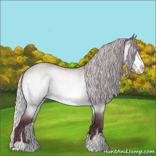 Horse Color:Chocolate Silver Brown Chinchilla Roan Sabino