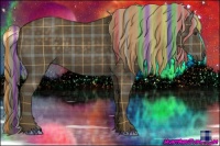 Horse Color:Painted Plaid Chocolate Palomino Sabino