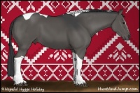 Horse Color:Black Sabino Tobiano 