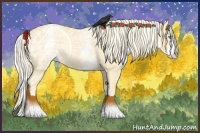 Horse Color:White Spotted Gold Cream Champagne Roan Splash 