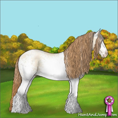 Horse Color:White Spotted Smoky Grullo Pearl