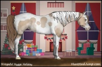 Horse Color:Grullo Pearl Sabino Splash Tobiano 