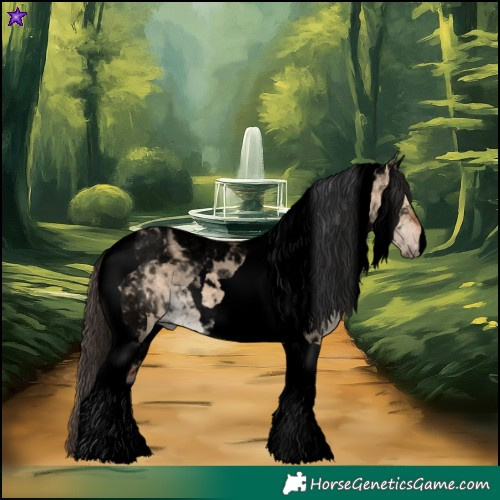 Horse Color:Void Bay Dun Tobiano 