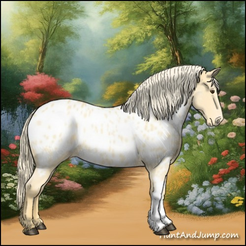 Horse Color:Palomino Near Leopard 