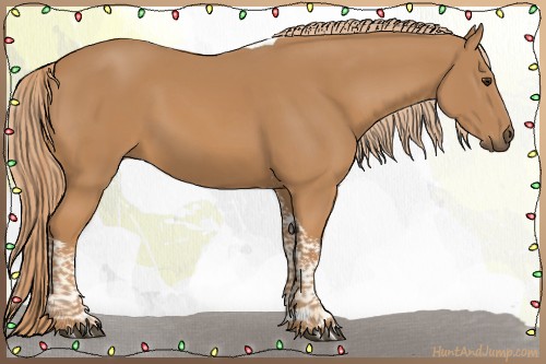 Horse Color:Chestnut Tobiano