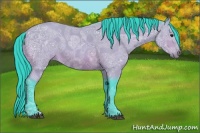 Horse Color:Watercolor Bay Ice 