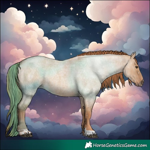 Horse Color:Red Dun Roan 