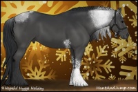 Horse Color:Black Tobiano 