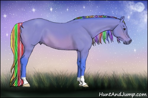 Horse Color:Painted Watercolor Silver Bay