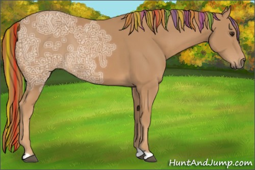 Horse Color:Painted Chestnut Ice 
