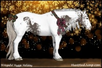 Horse Color:White Spotted Silver Smoky Black Tobiano 